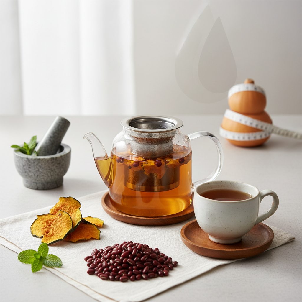 호박팥차 효능 부작용 및 다이어트 붓기 제거 효과 총정리