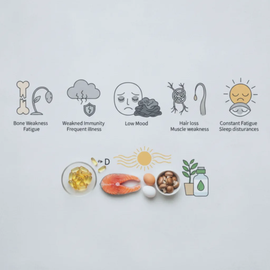 비타민D 결핍 증상 5가지와 피로 면역 저하 해결 방법 총정리