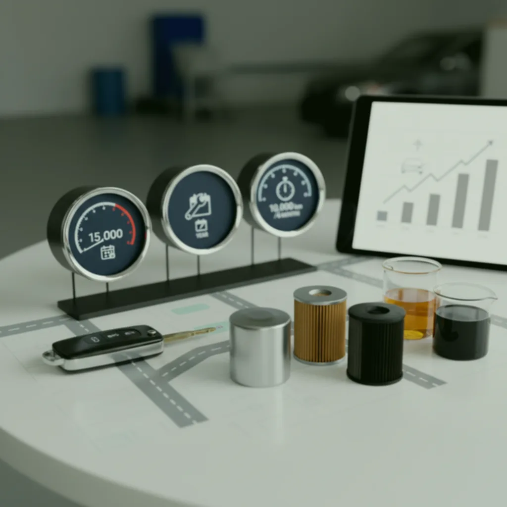 엔진오일 교환주기 적정 킬로수와 기간별 교체 시기 총정리