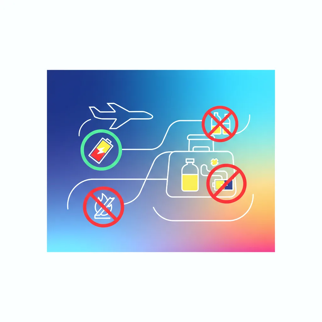 항공사 기내 보조배터리 반입 규정 및 수하물 금지 기준 정리 4 항공사 기내 보조배터리 반입 규정 및 수하물 금지 기준 정리