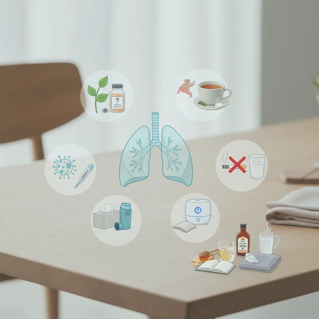 마른 기침 원인 5가지와 오래 지속될 때 대처법 총정리