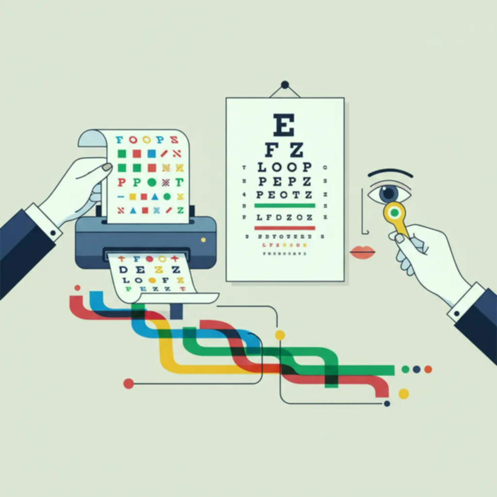 시력측정표 출력해서 집에서 시력 검사하는 방법 총정리