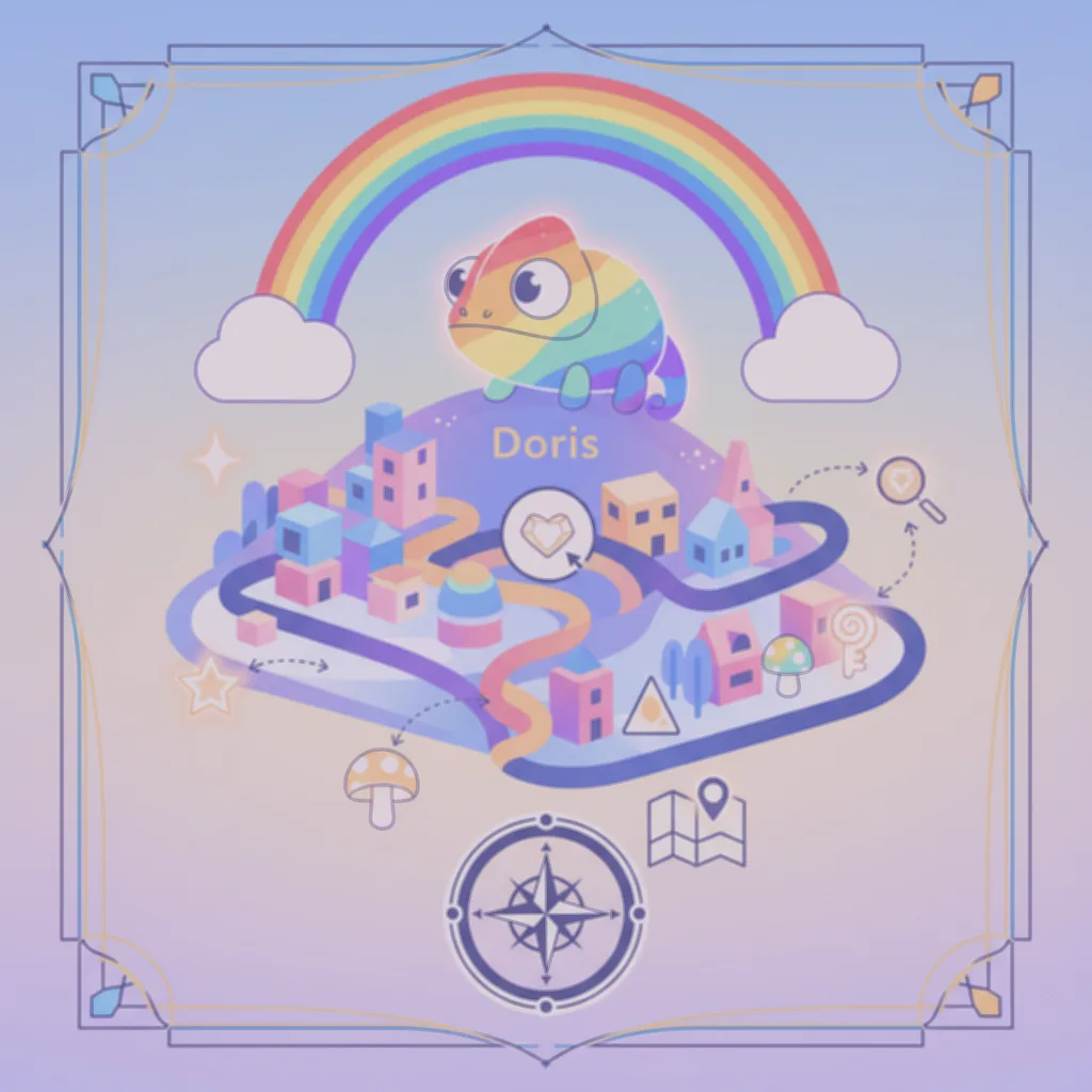 두근두근타운 무지개 도리스 위치와 아이템 찾는 법 총정리