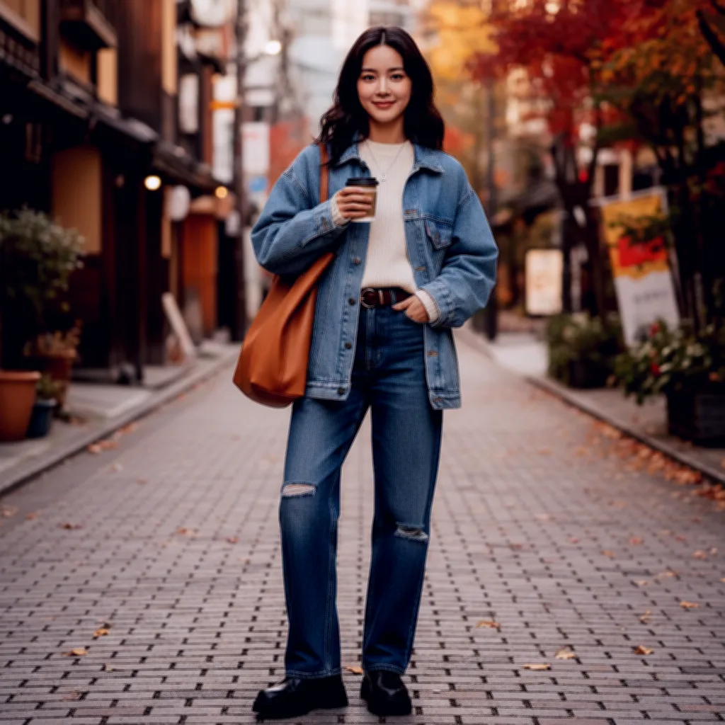 한소희 도쿄 데님룩 패션 정보와 미모 돋보이는 가을 코디 추천 3 한소희 도쿄 데님룩 패션 정보와 미모 돋보이는 가을 코디 추천