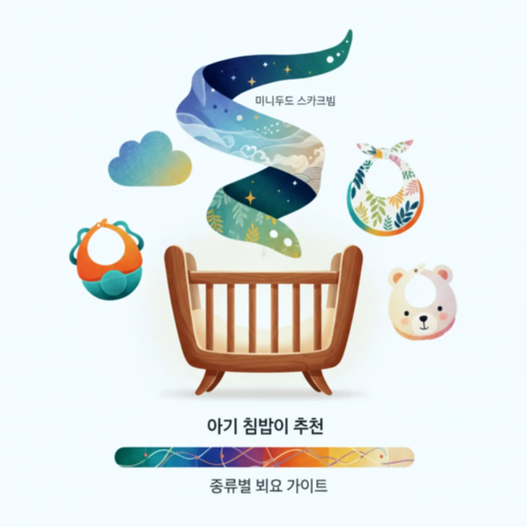 미니두두 스카프빔 아기 침받이 추천 및 종류별 비교 가이드