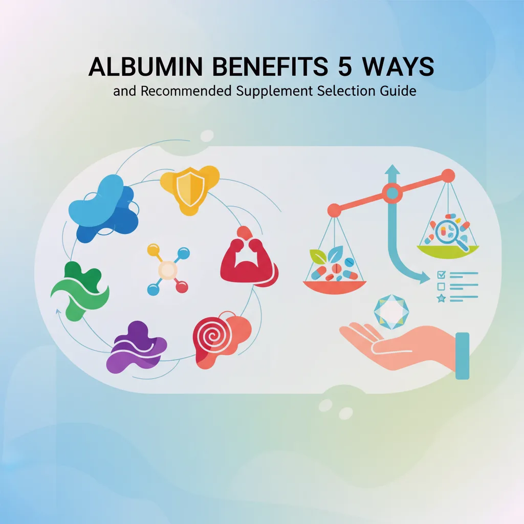 알부민 효능 5가지와 추천 영양제 고르는 법 총정리