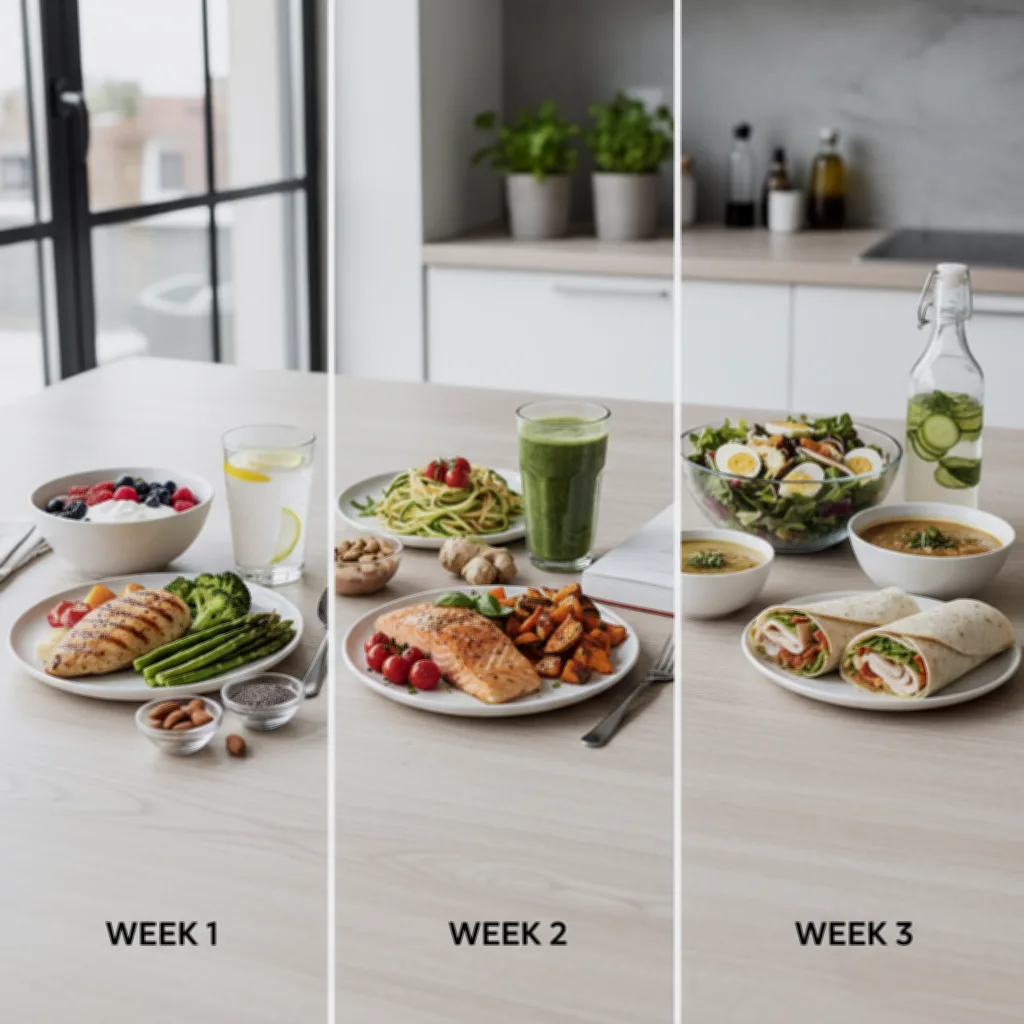 스위치온 다이어트 식단 프로그램 3주 단계별 식사법 총정리