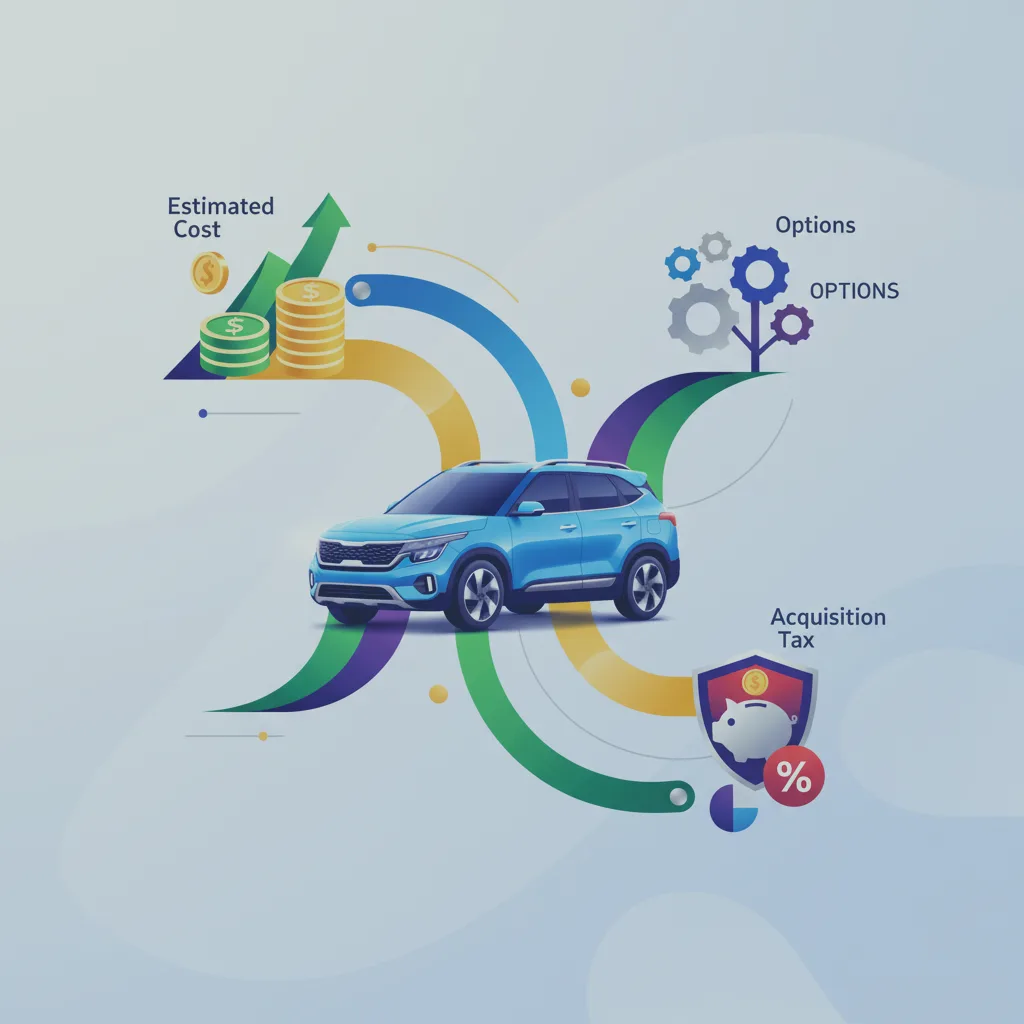 셀토스 하이브리드 모의견적 및 옵션별 취득세 포함 가격 총정리