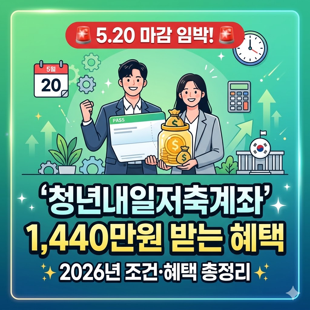 청년내일저축계좌 5.20 마감